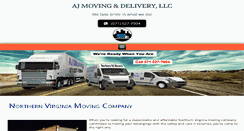 Desktop Screenshot of ajmoversvirginia.com